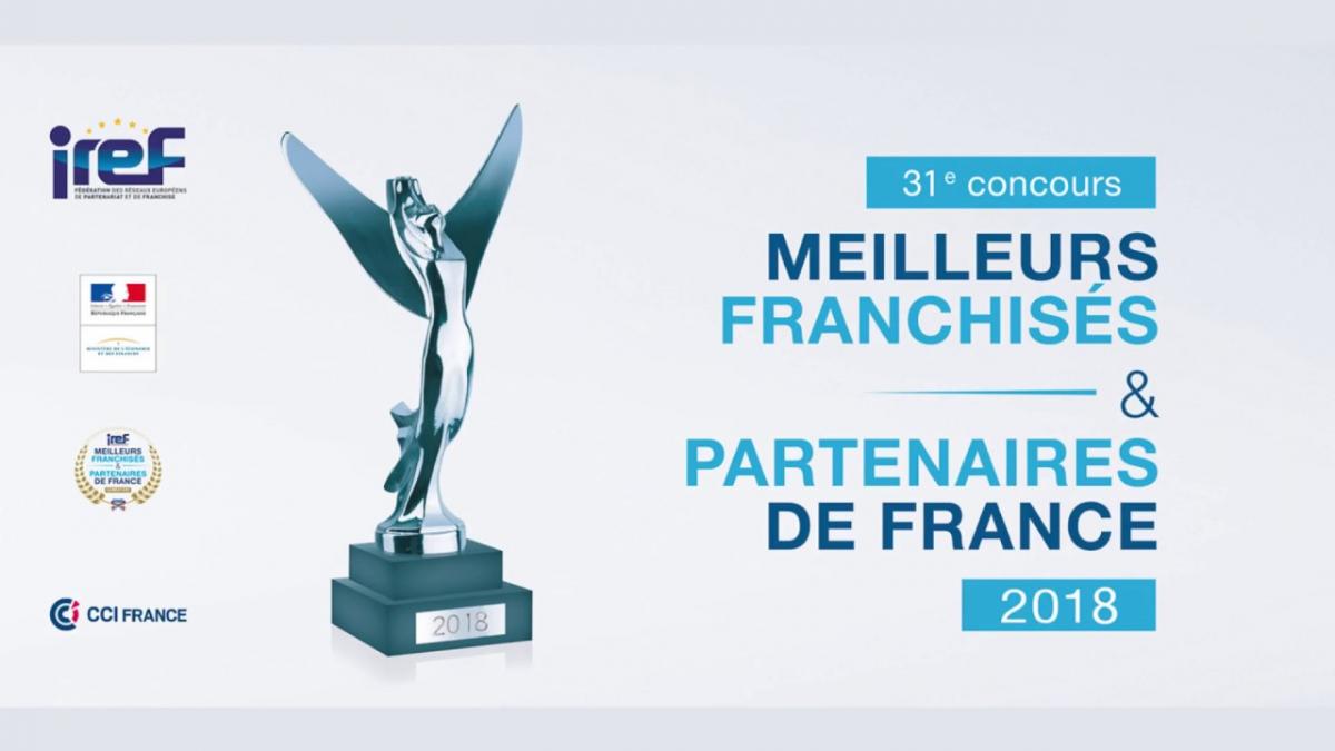 l'enseigne Maître Corbeau récompensée par L'IREF (Fédération des réseaux européens de partenariat et de franchise) concours meilleurs franchisés & partenaires de france 